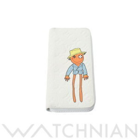 Louis Vuitton LV Friend Zippy Wallet Vertical White Taurillon Long - Picture 1 of 9